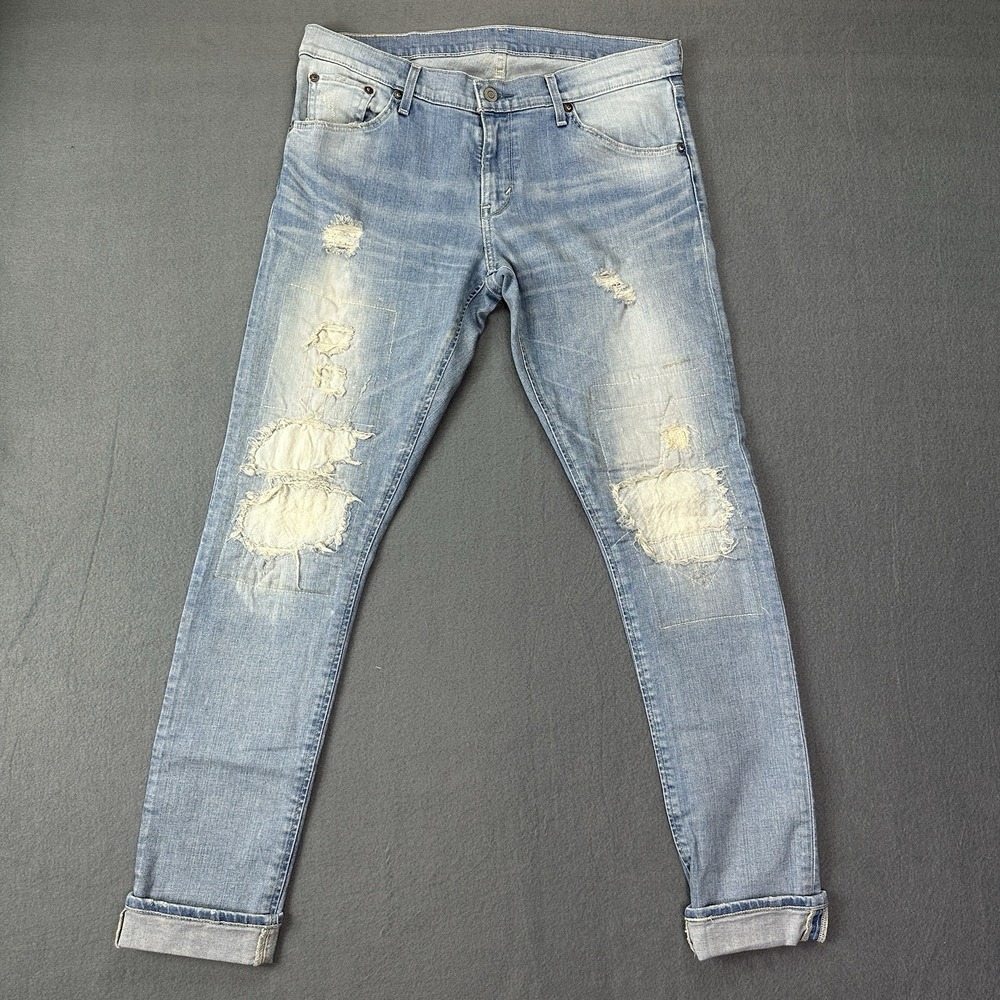 Levi's Made in Japan Distressed Jeans W29‎ L32 Rare Limited Edition